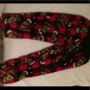 Grinch Pajama Pants with Pockets!!